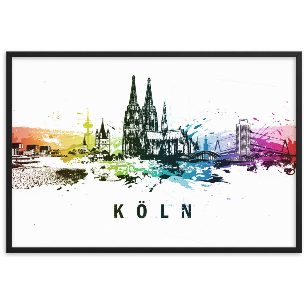 Poster Hochwertige artlia Skyline online Köln ARTLIA | | bestellen –