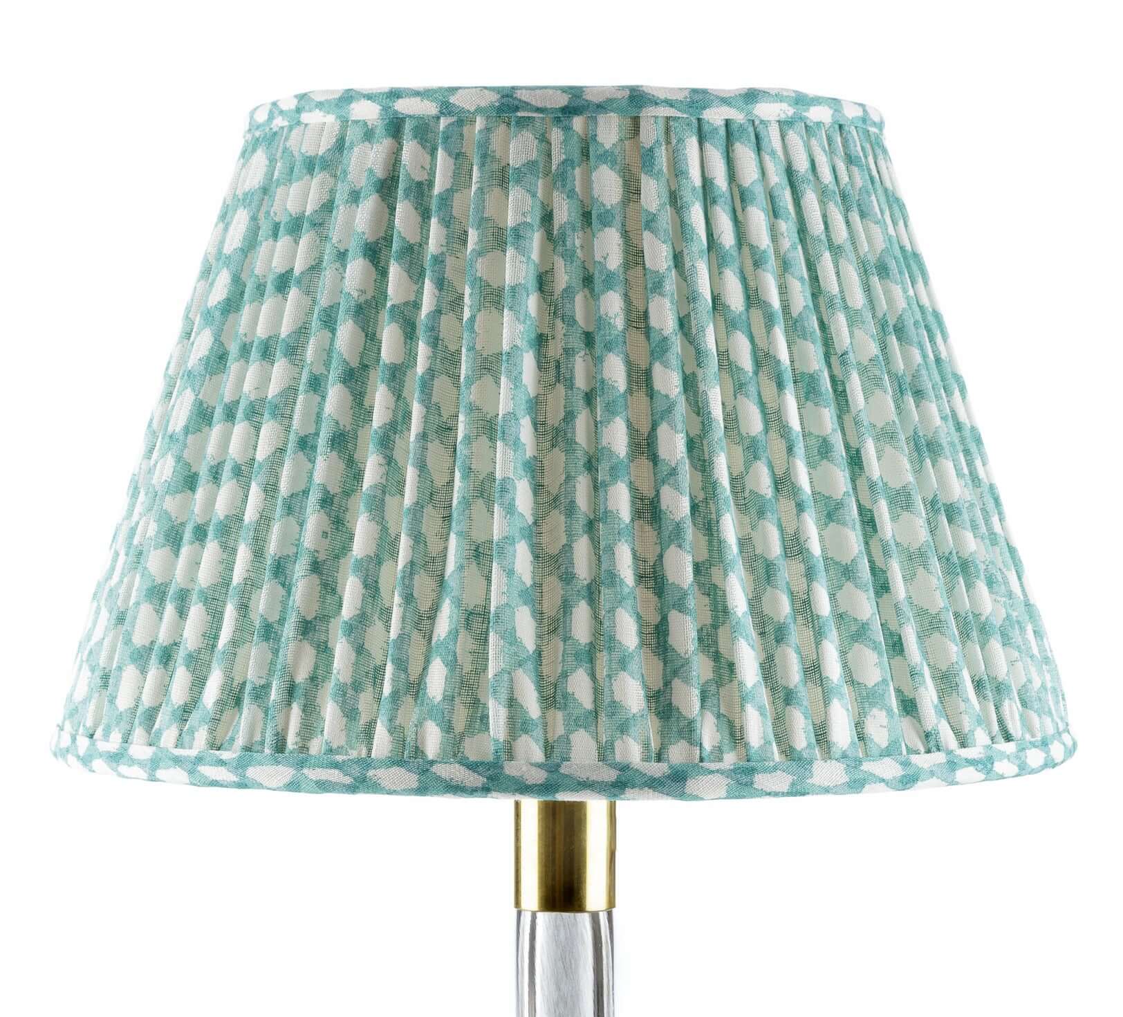 large patterned lamp shades