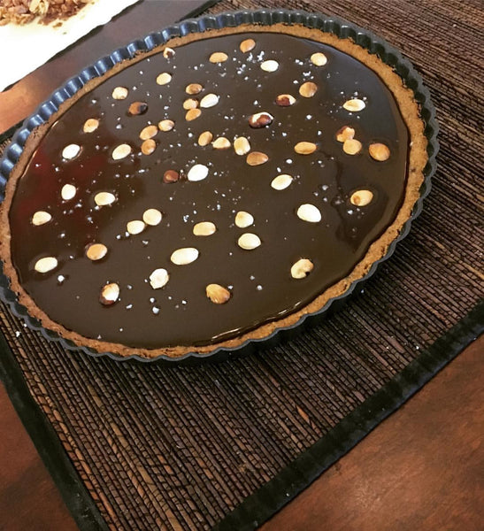 Desserts - Chocolate Hazelnut Tart with Nutmeg