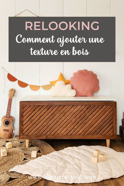 Relooker un coffre à jouets avec des lattes de bois