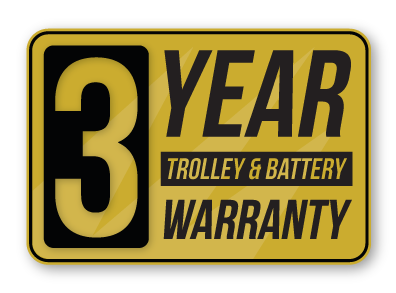 electric golf trolley lithium battery warranty