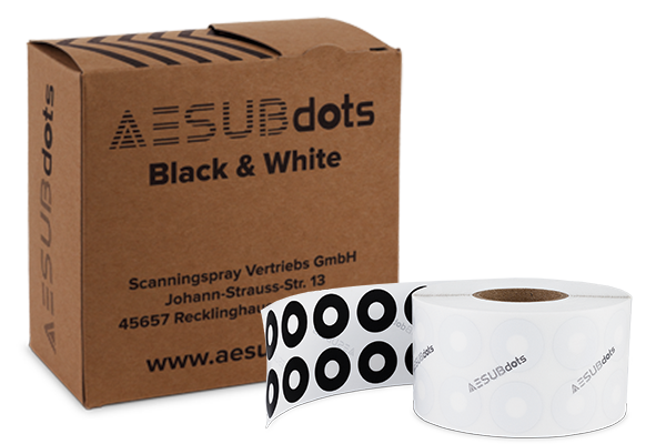 AESUB Dots Black and White Open