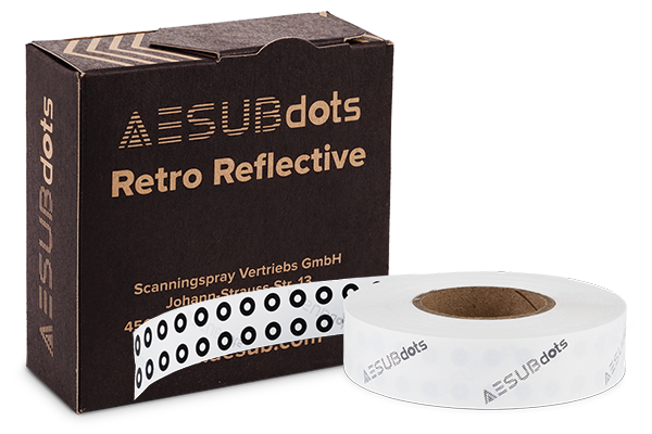 AESUB Dots Retro Reflective Permanent Opened