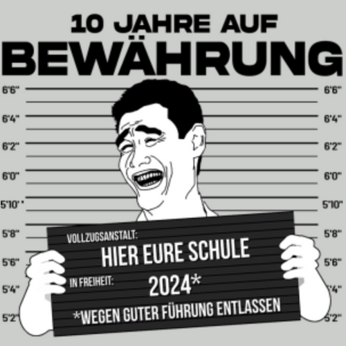 10 jahre auf bewährung abschluss t-shirt 2024.png__PID:90e0f4bd-7f2d-481d-bbcf-89f260379131