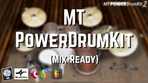 mt power drum kit 2 free