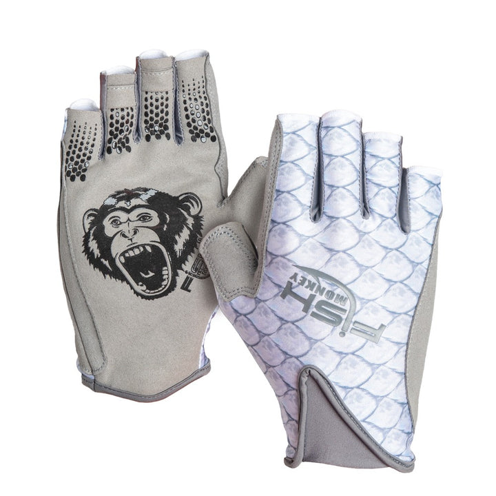 Fish Monkey Tundra II Insulated Half Finger Camo Fishing Gloves XL $65 NWT  NEW