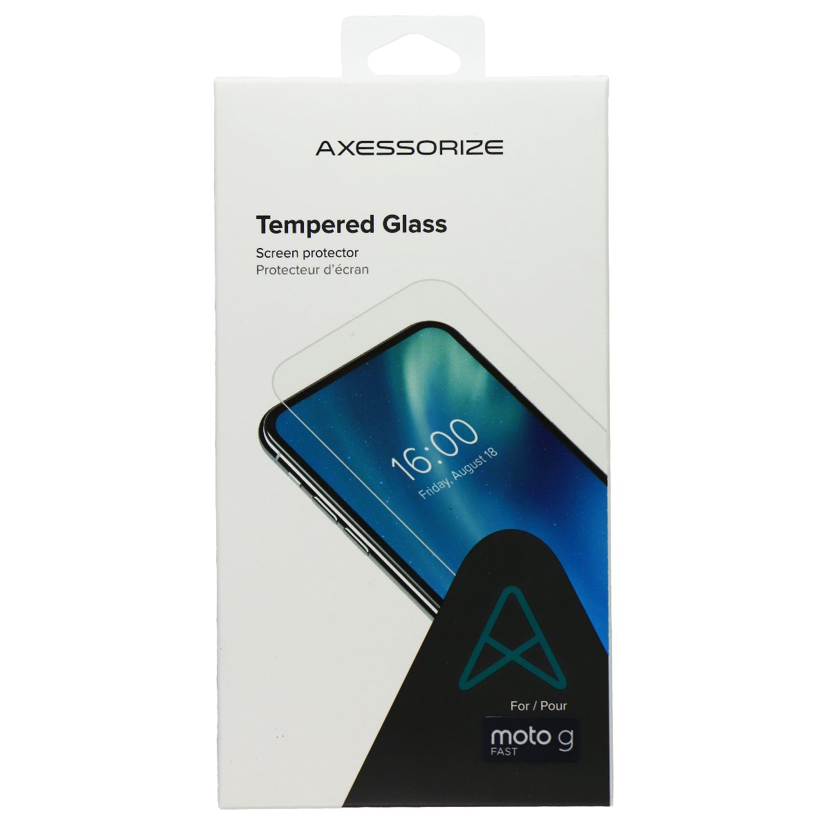 Axessorize Tempered Glass Screen Protector for Motorola Moto G Fast (2020)