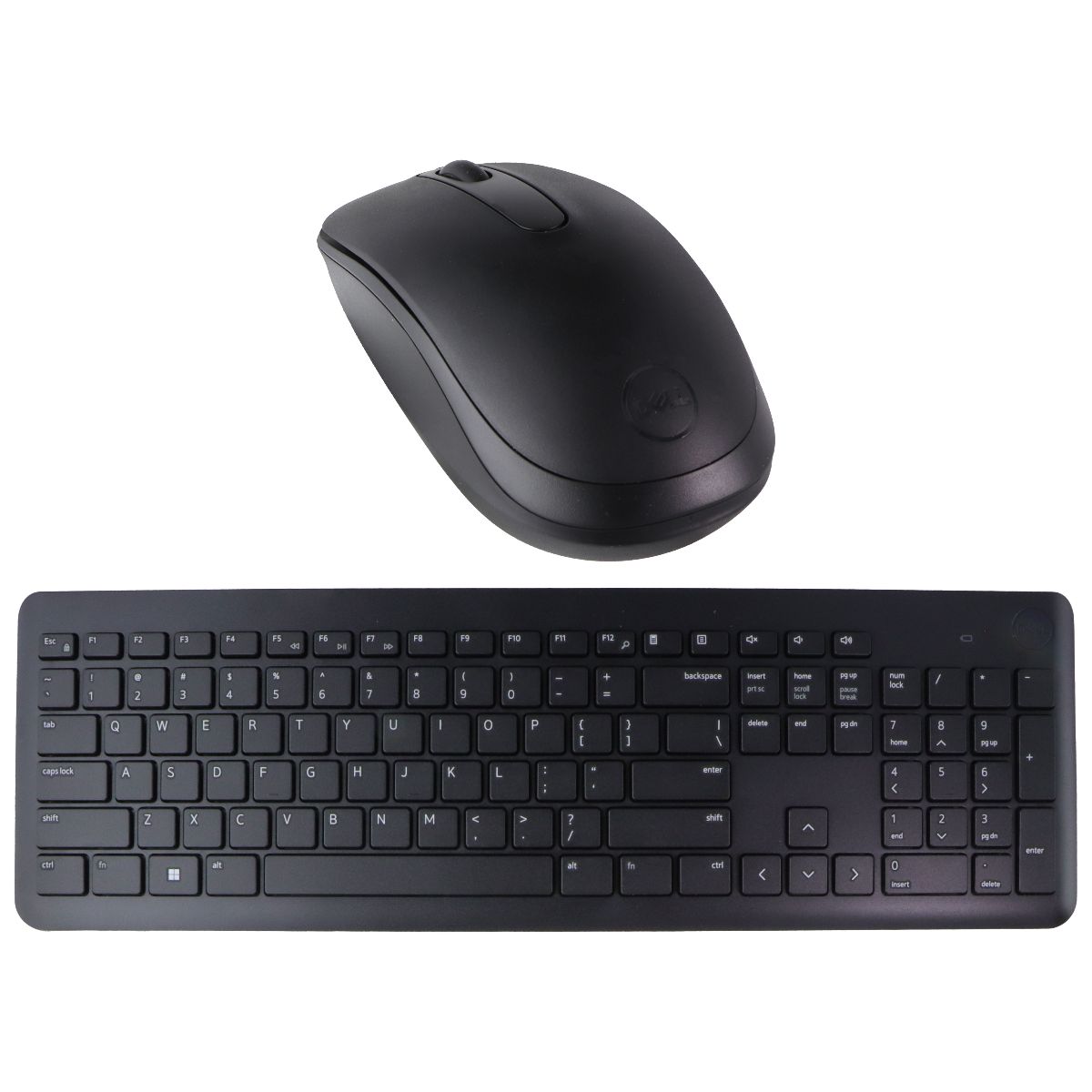 Dell Wireless Keyboard and Mouse with USB Wireless Receiver - Black (KM3322W)