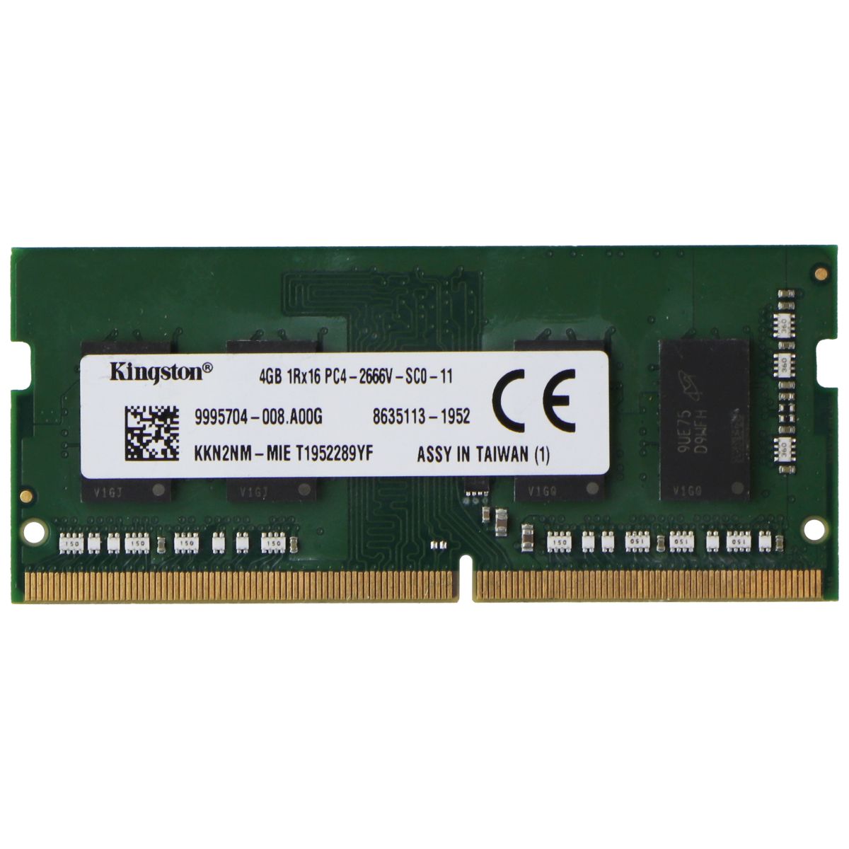 Kingston (4GB) DDR4 RAM PC4-2666V (1Rx16) SO-DIMM 2666MHz (KKN2NM-MIE)