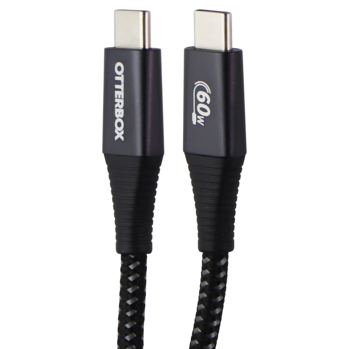 OtterBox Premium Pro 2m/6.6-ft Fast Charge USB-C to USB-C Braided Cable - Black