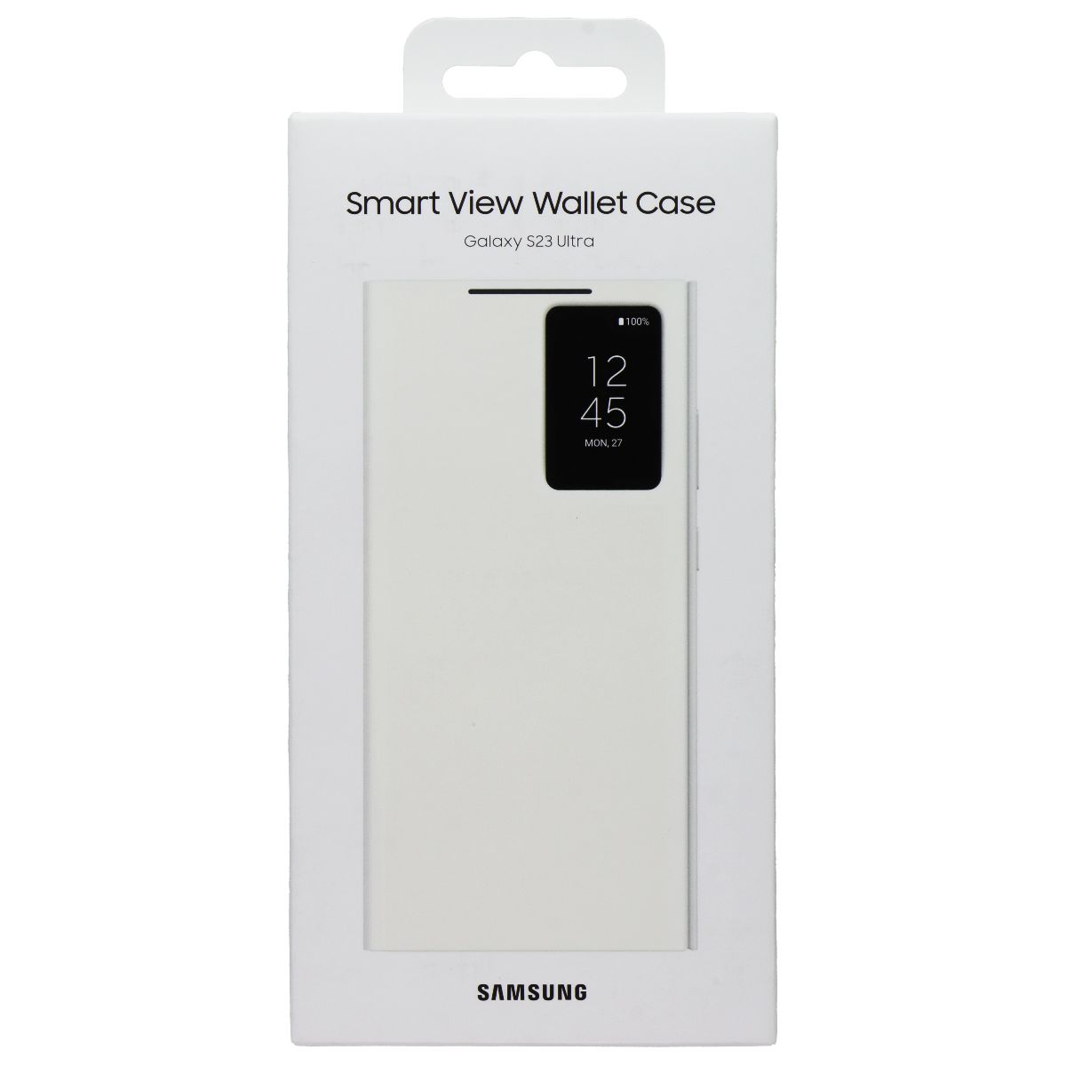 Samsung Smart View Wallet Case for Galaxy S23 Ultra - Cream