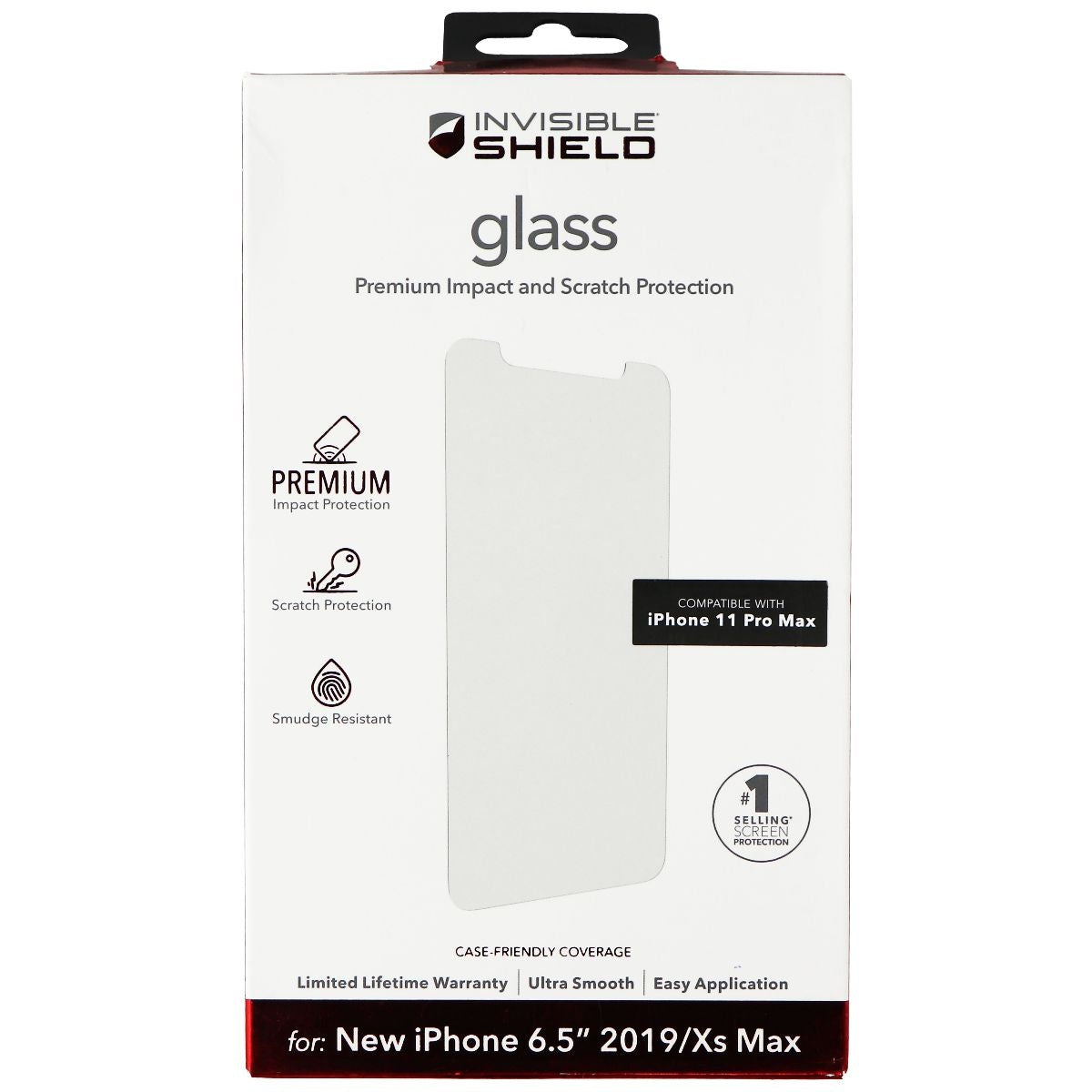 ZAGG InvisibleShield Glass Screen Protector for iPhone 11 Pro Max & XS Max
