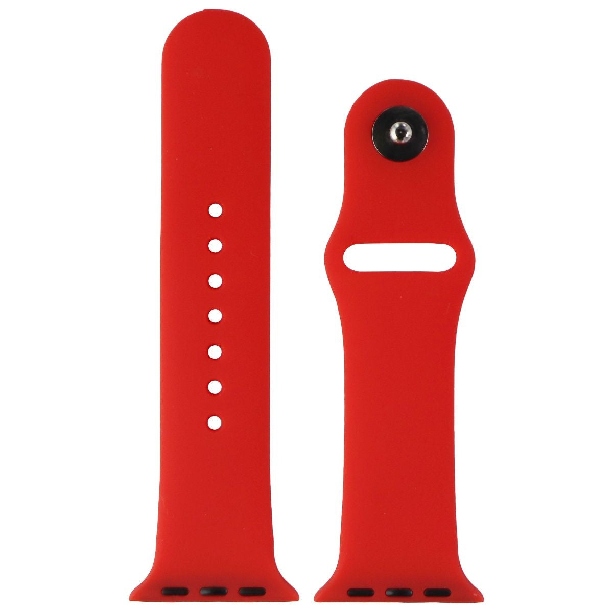 Silicone Watch Band for Apple Watch 38mm/40mm Cases - Red - Small