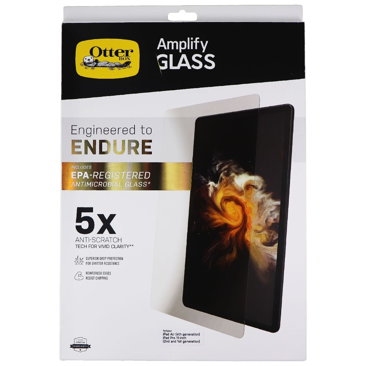 OtterBox Amplify Glass Series Tempered Glass for Apple iPad Air 4th Gen & Pro 11
