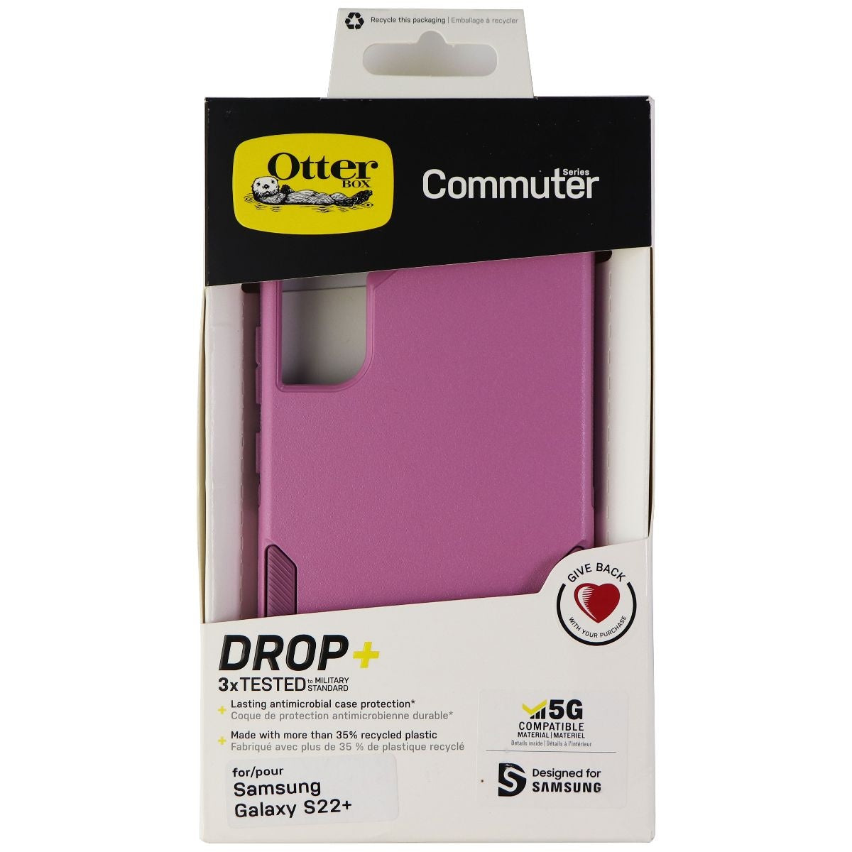 OtterBox Commuter Series Case for Samsung Galaxy (S22+) - Mauve Way Pink