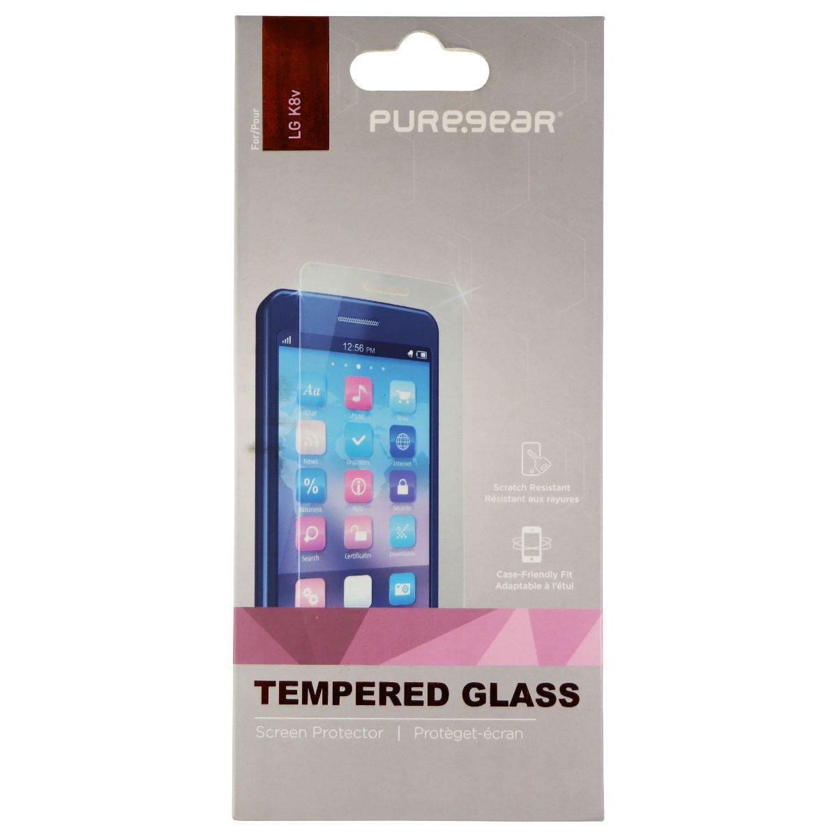 PureGear High Definition Tempered Glass for LG K8v - Clear