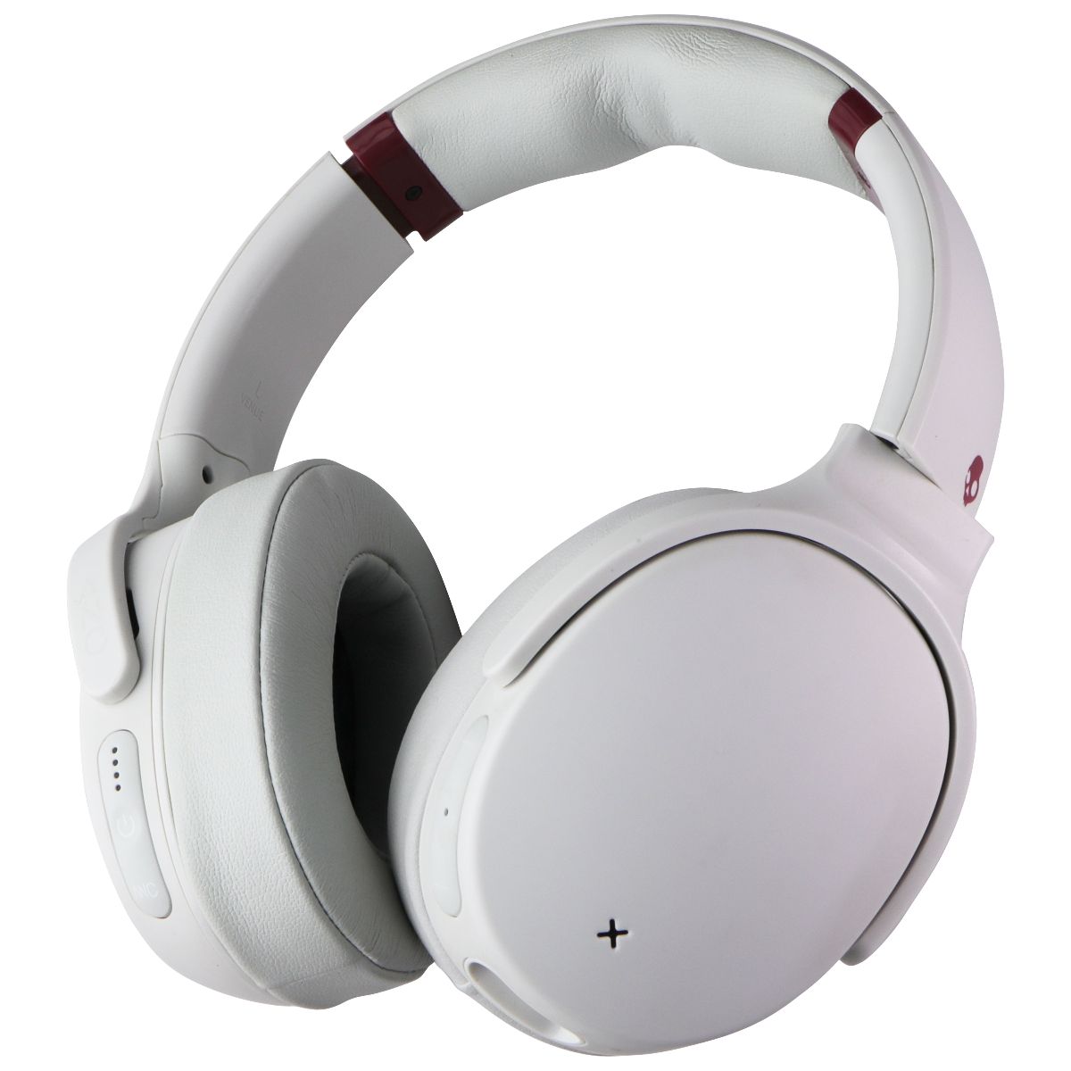 Skullcandy Venue Wireless ANC Over-Ear Headphones - White/Crimson