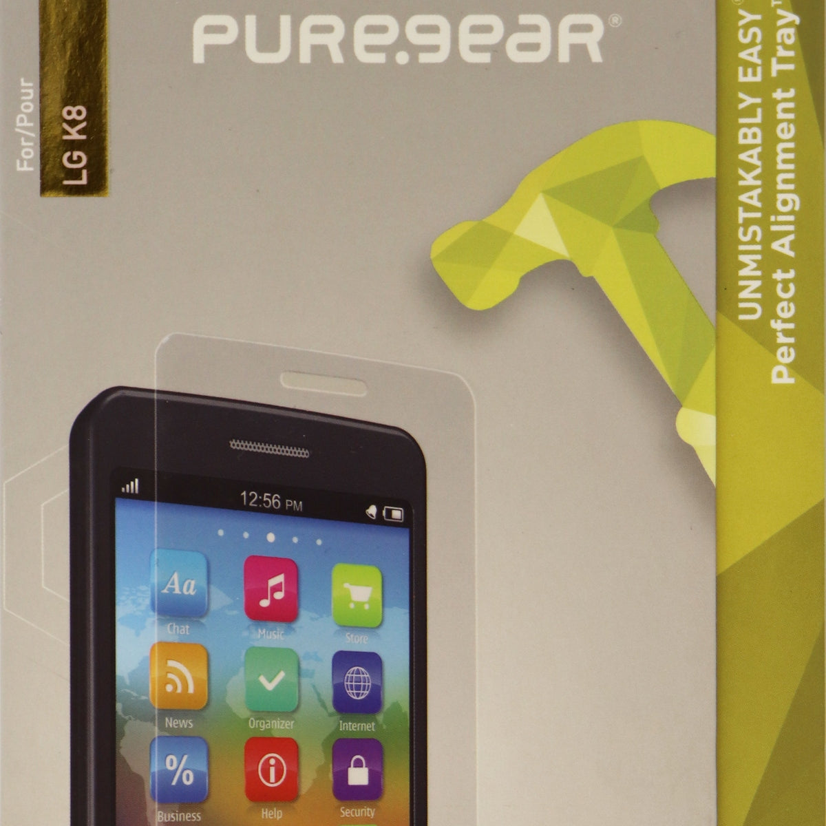 PureGear Extreme Impact Screen Protector for LG K8 Smartphone - Clear - PureGear - Simple Cell Shop, Free shipping from Maryland!