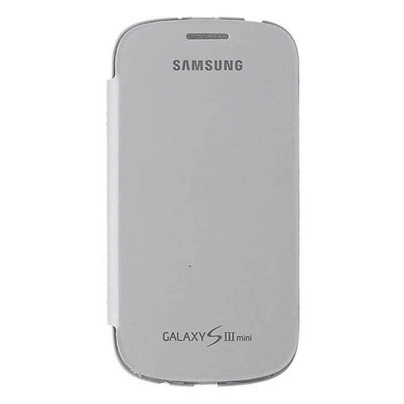 kat flexibel Accommodatie Samsung Folio Flip Case for Samsung Galaxy S3 Mini Smartphone - White