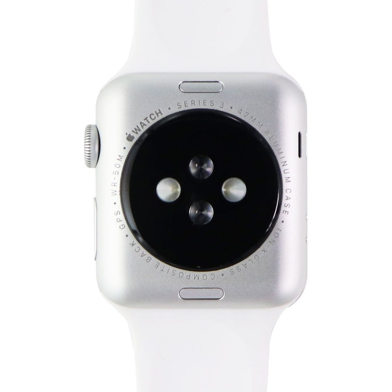 Apple Watch Series 3 (A1859) 42mm (GPS) Silver Aluminum Case / White S