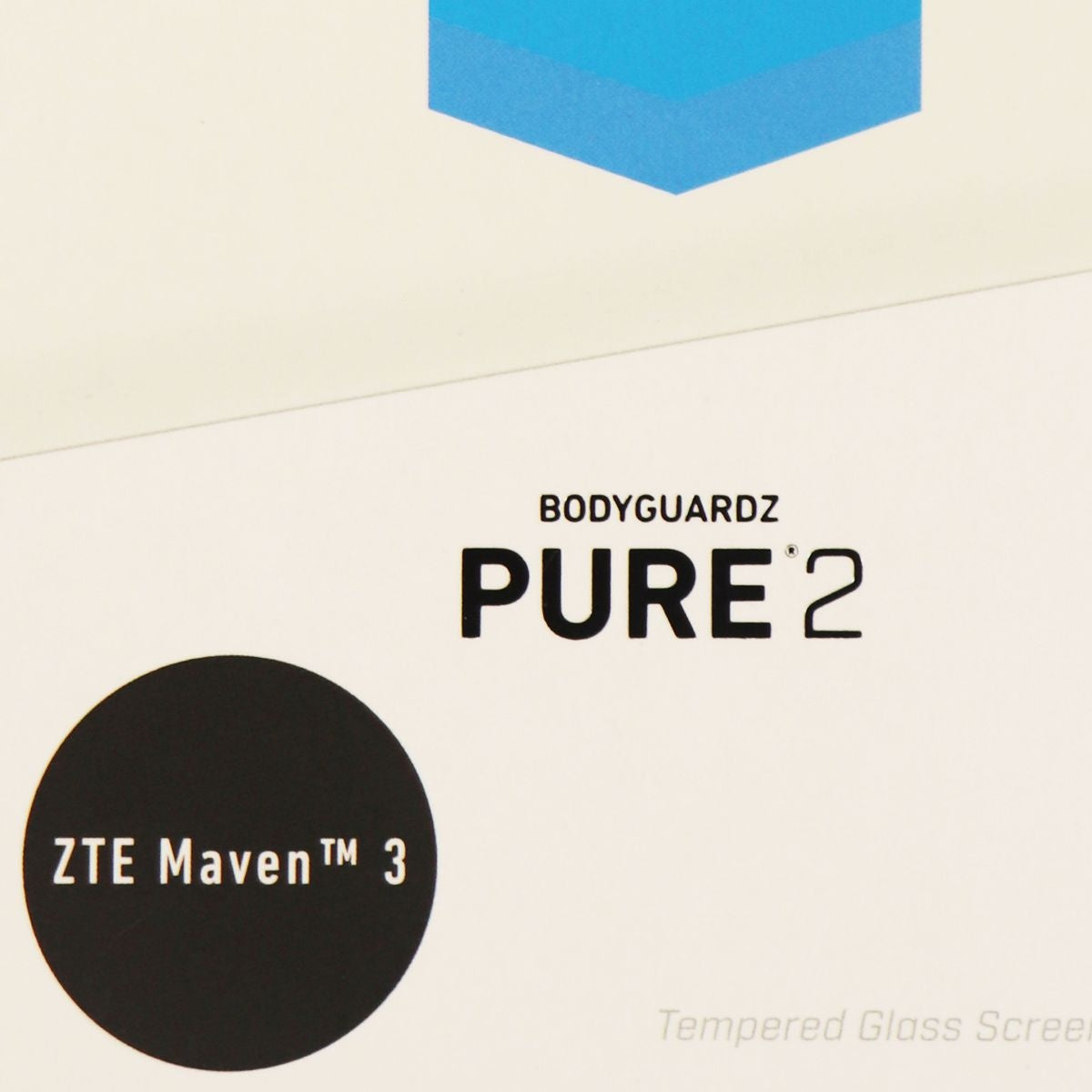 BodyGuardz Pure 2 Series Tempered Glass Screen Protector for ZTE Maven 3 - Clear - BODYGUARDZ - Simple Cell Shop, Free shipping from Maryland!