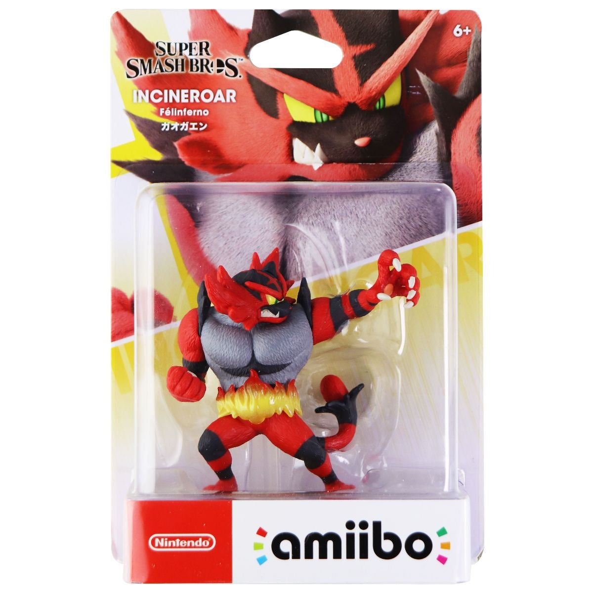 Amiibo Incineroar from Super Smash Bros. Series - Switch