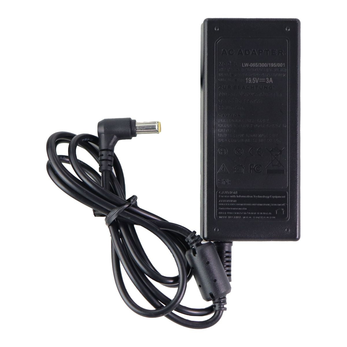 (19.5V/3A) AC Adapter Wall Charger Power Supply - Black (LW-065/300/195/001) - Unbranded - Simple Cell Shop, Free shipping from Maryland!