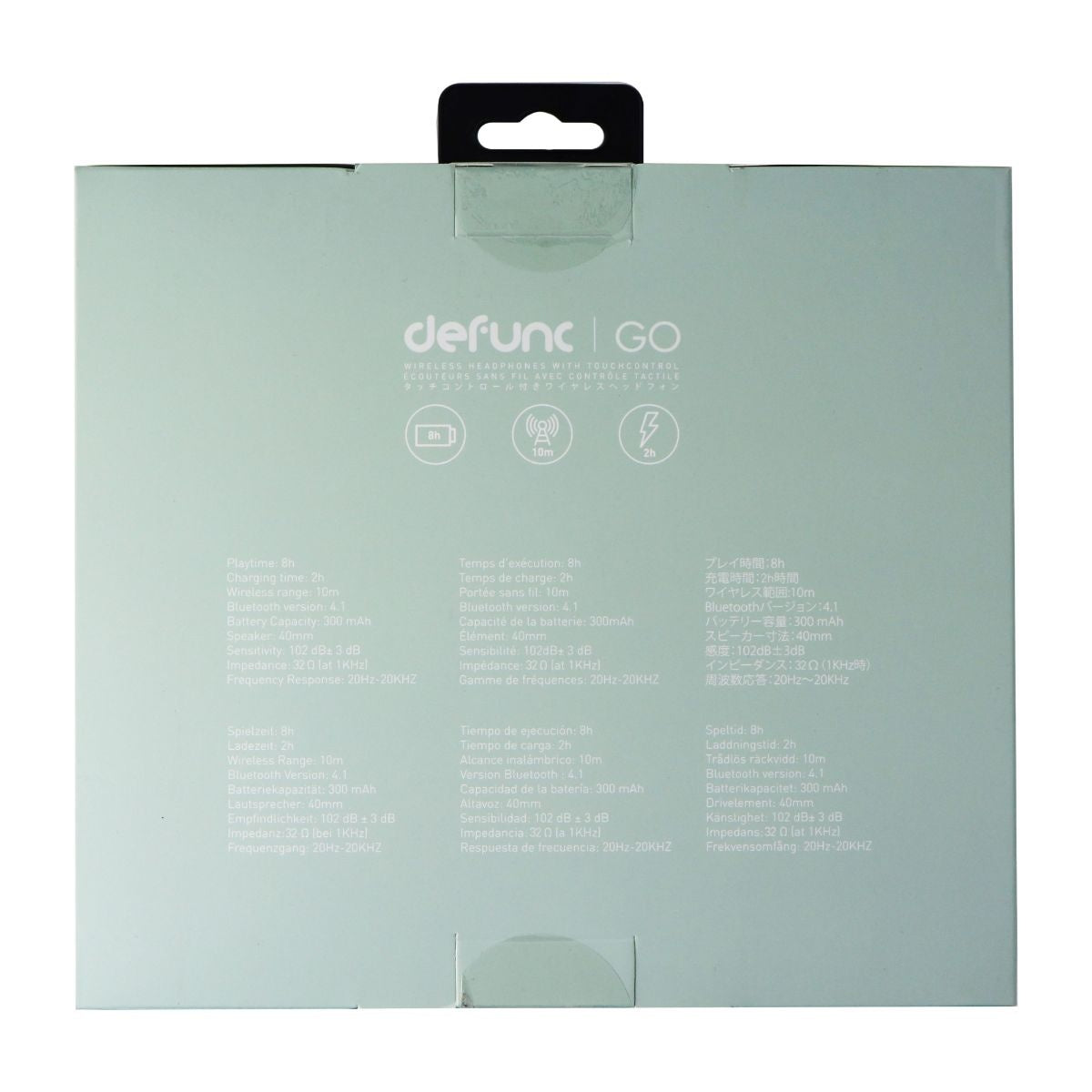 Defunc GO D1138 Wireless Headphones w/ Touch Control - Light Green - Defunc - Simple Cell Shop, Free shipping from Maryland!