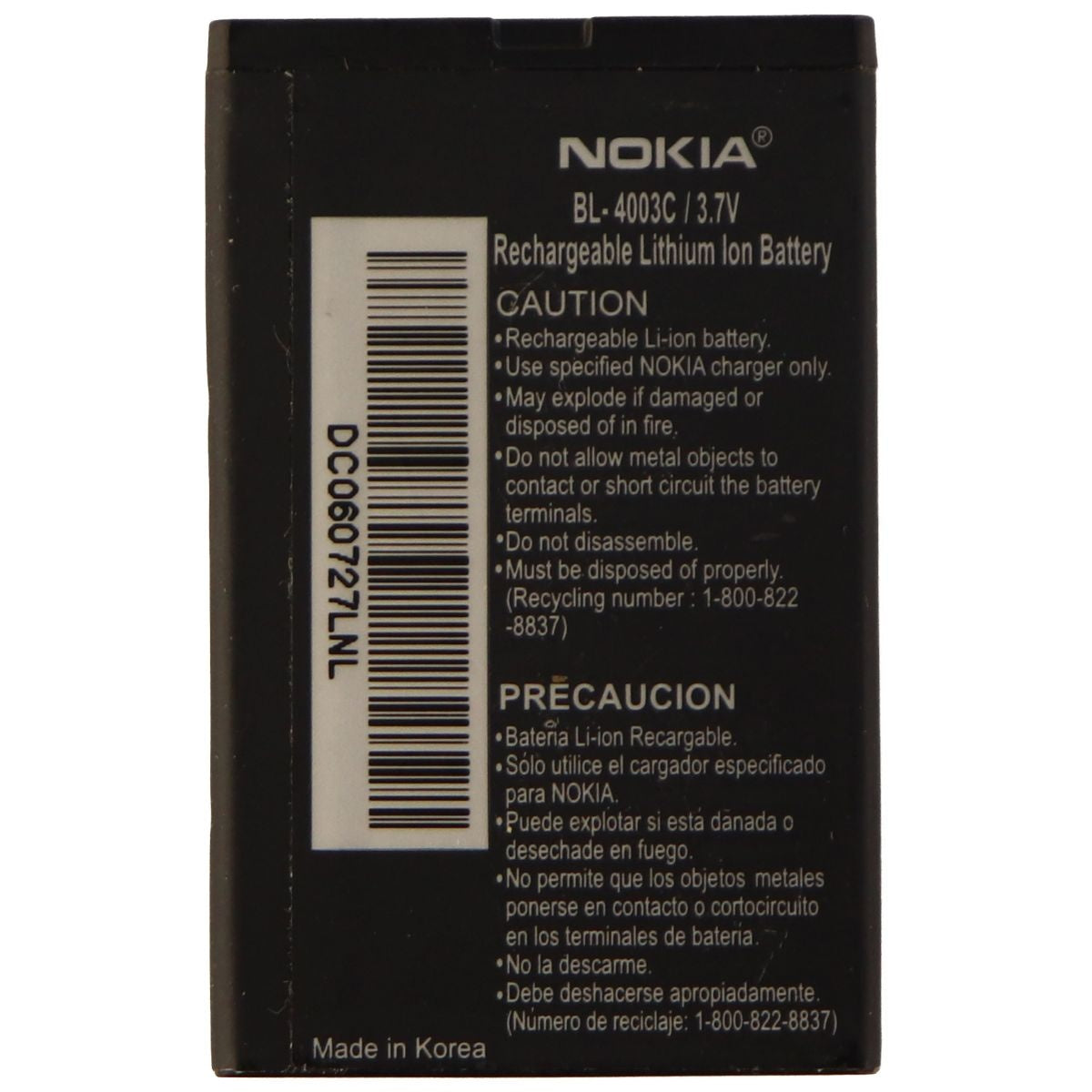 OEM Nokia BL-4003C 950 mAh Replacement Battery for 6215/6315/6315I - Nokia - Simple Cell Shop, Free shipping from Maryland!