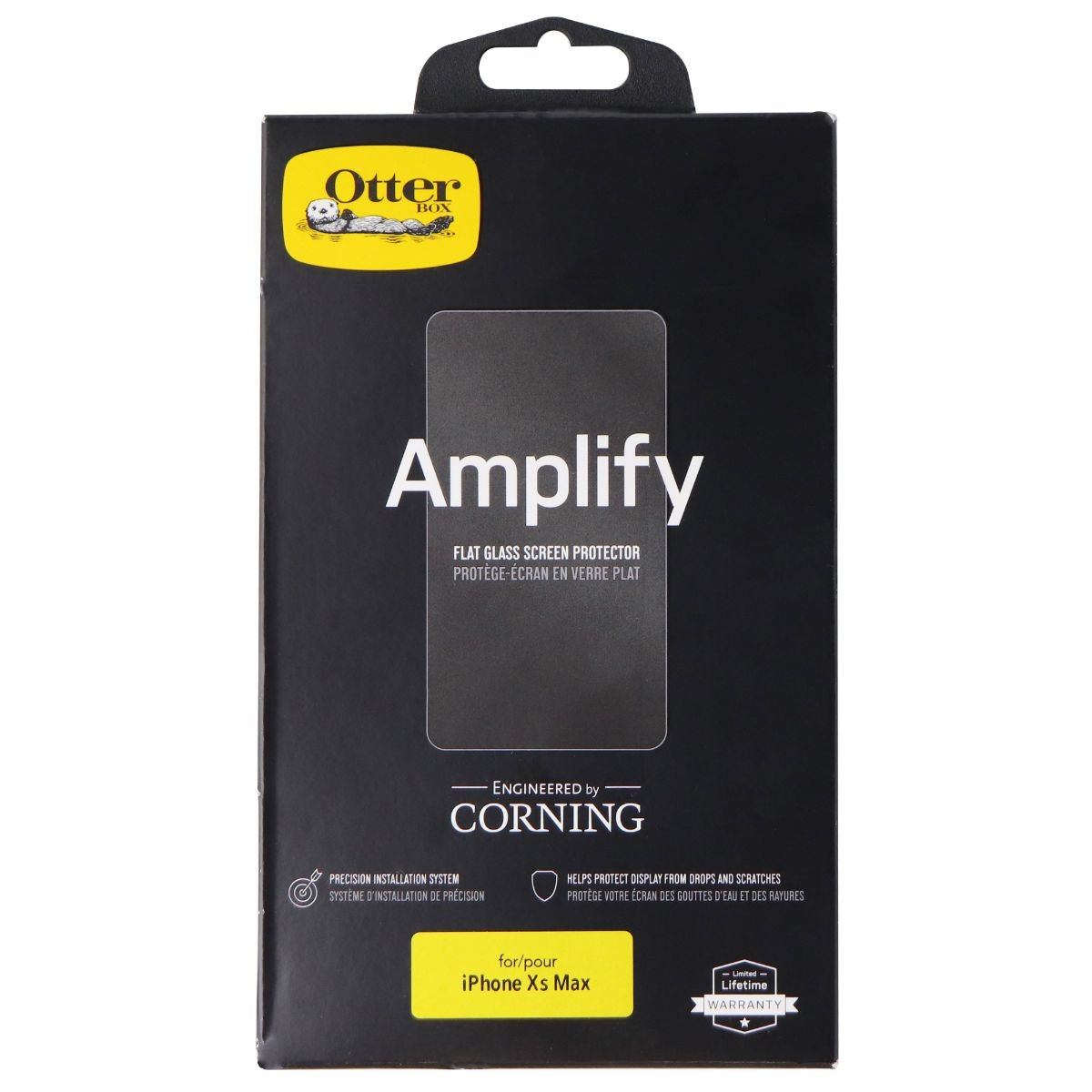 OtterBox Amplify Flat Glass Screen Protector for Apple iPhone XS Max - Clear