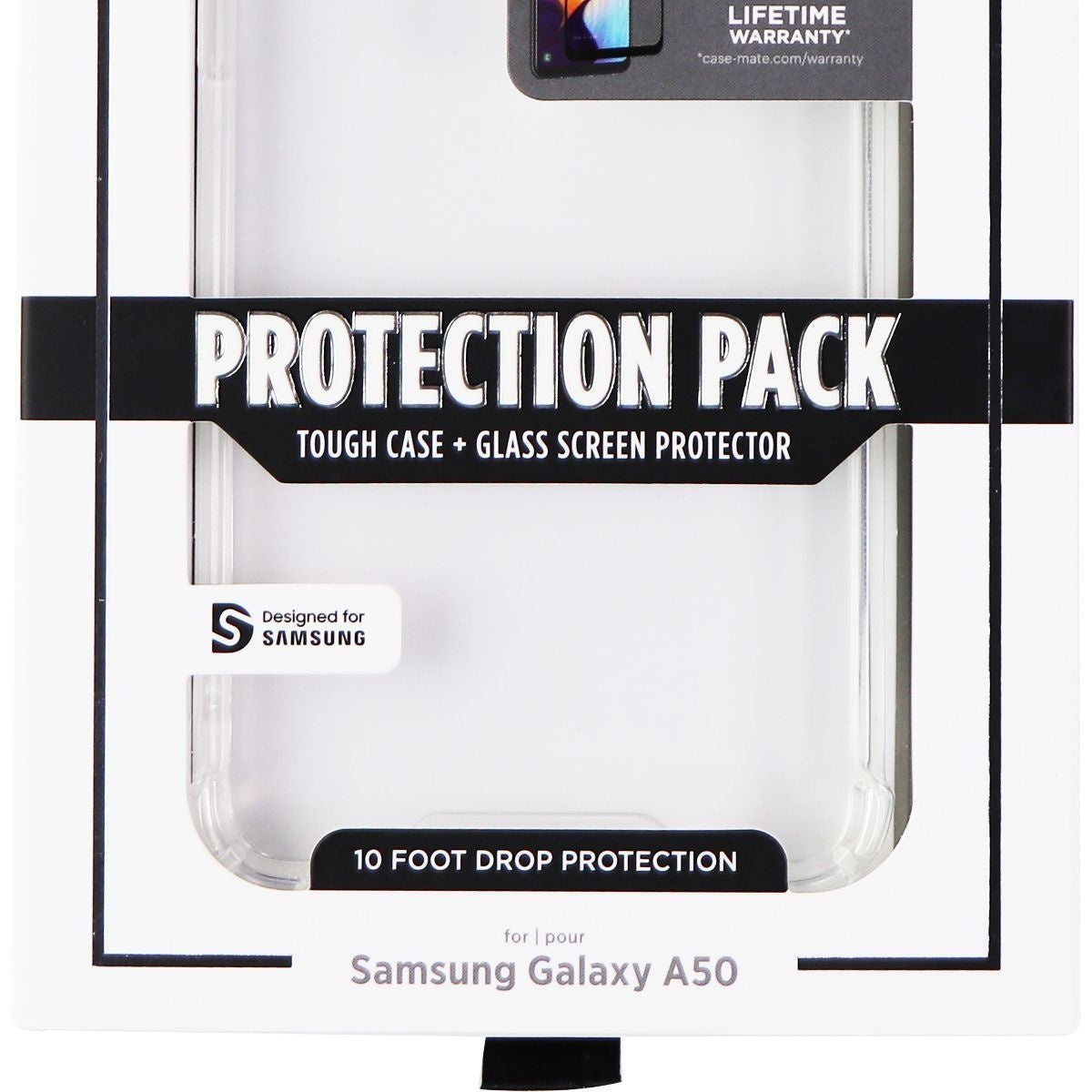 Case-Mate Hard Case + Screen Protector Combo for Samsung Galaxy A50 - Clear - Case-Mate - Simple Cell Shop, Free shipping from Maryland!