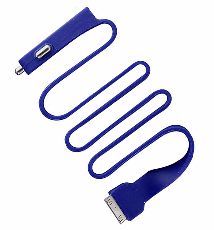 TYLT Band Car Charger with 30-Pin Connector for 1st Gen Apple Devices - Blue - TYLT - Simple Cell Shop, Free shipping from Maryland!