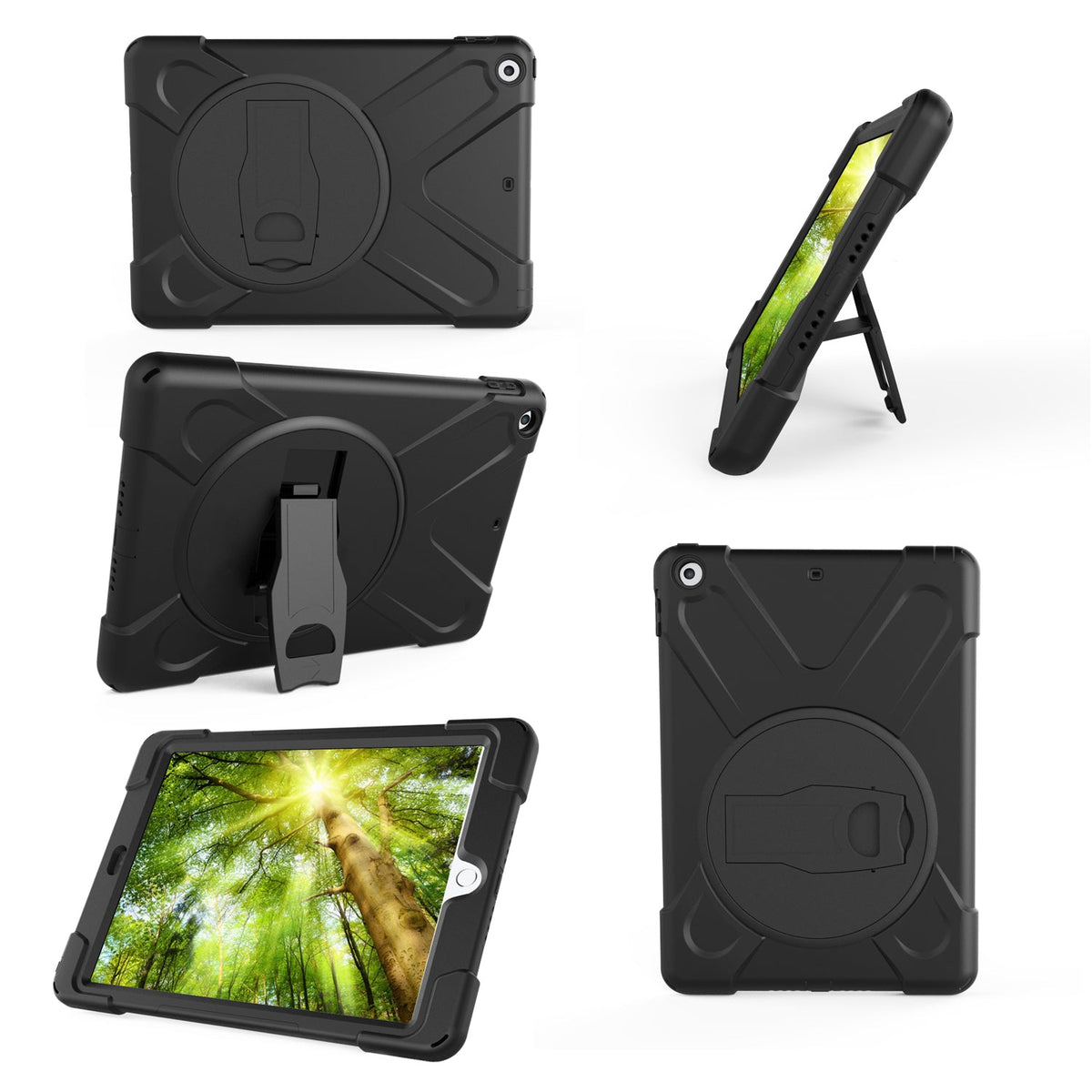 iPad Case with 360 Degree Rotating Kickstand (Clearance)