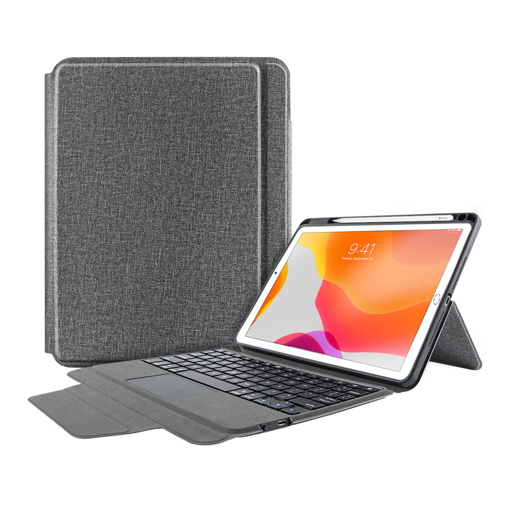 Étui iPad folio avec clavier Bluetooth et porte stylet