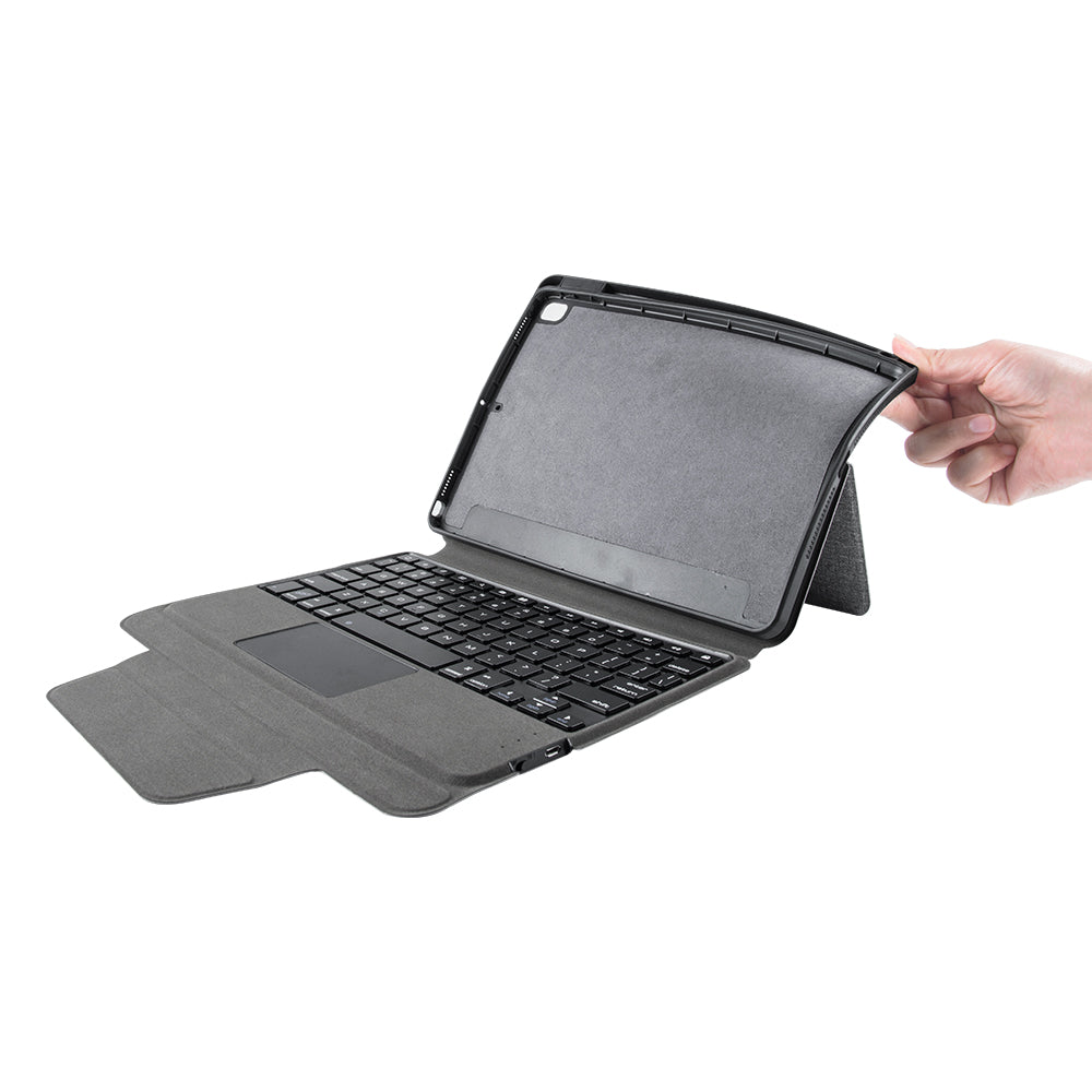 Étui iPad folio avec clavier Bluetooth et porte stylet