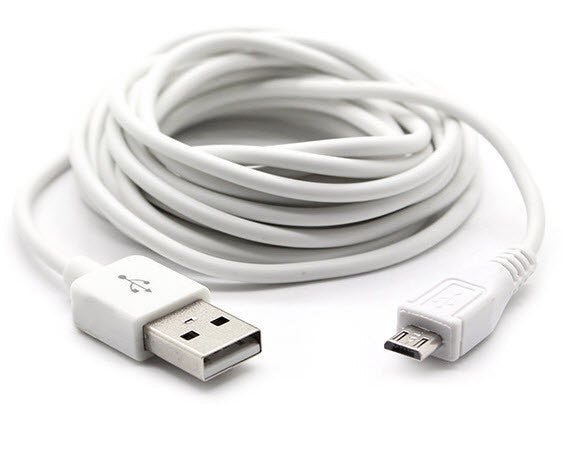 Cable 3 mètres MicroUSB-USB