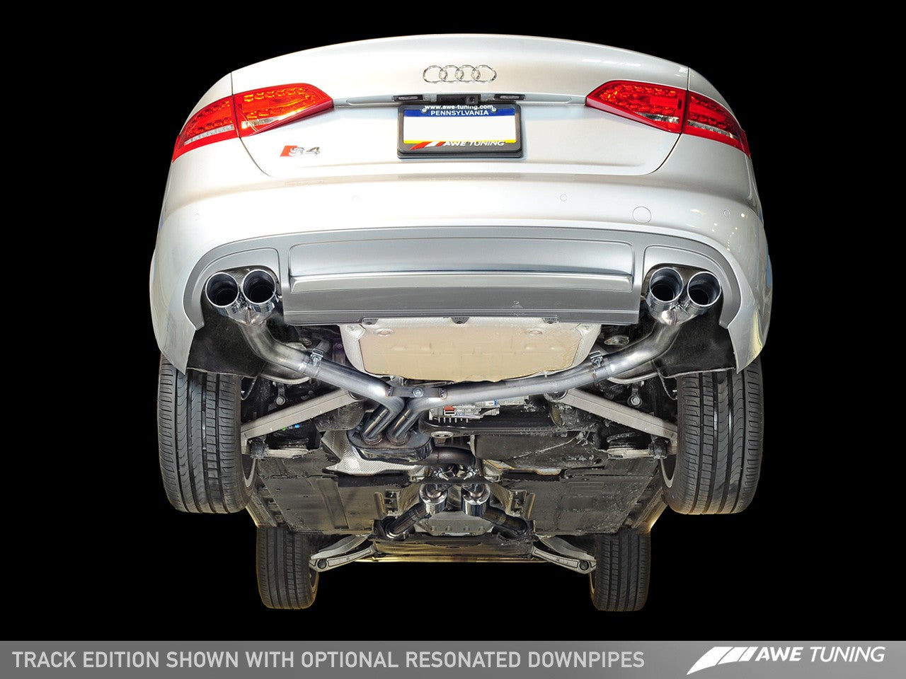 AWE Touring Edition Exhaust and Downpipe Systems for B8/B8.5 A4 2.0T