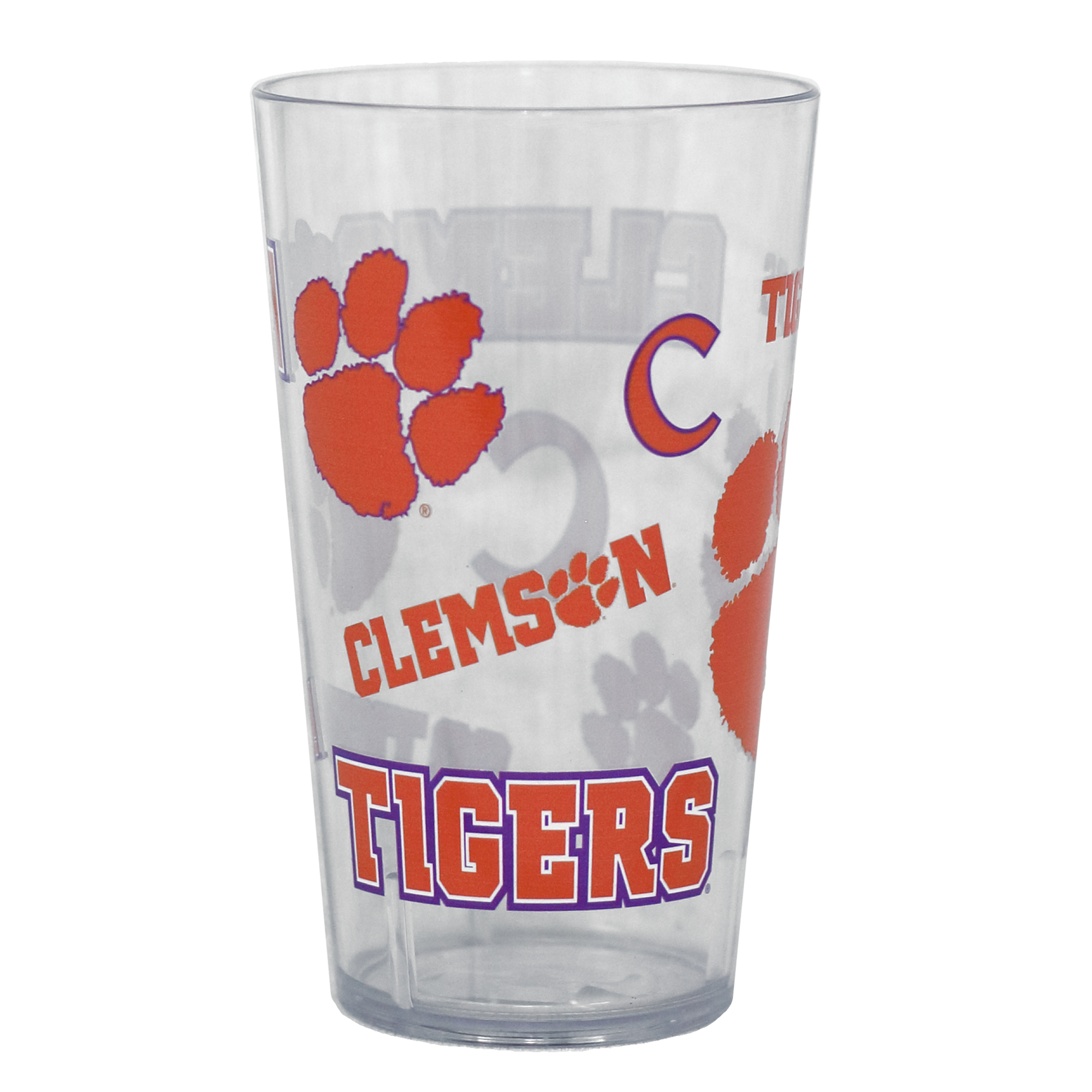 Clemson Tigers Team Logo 12oz. Slim Can Holder