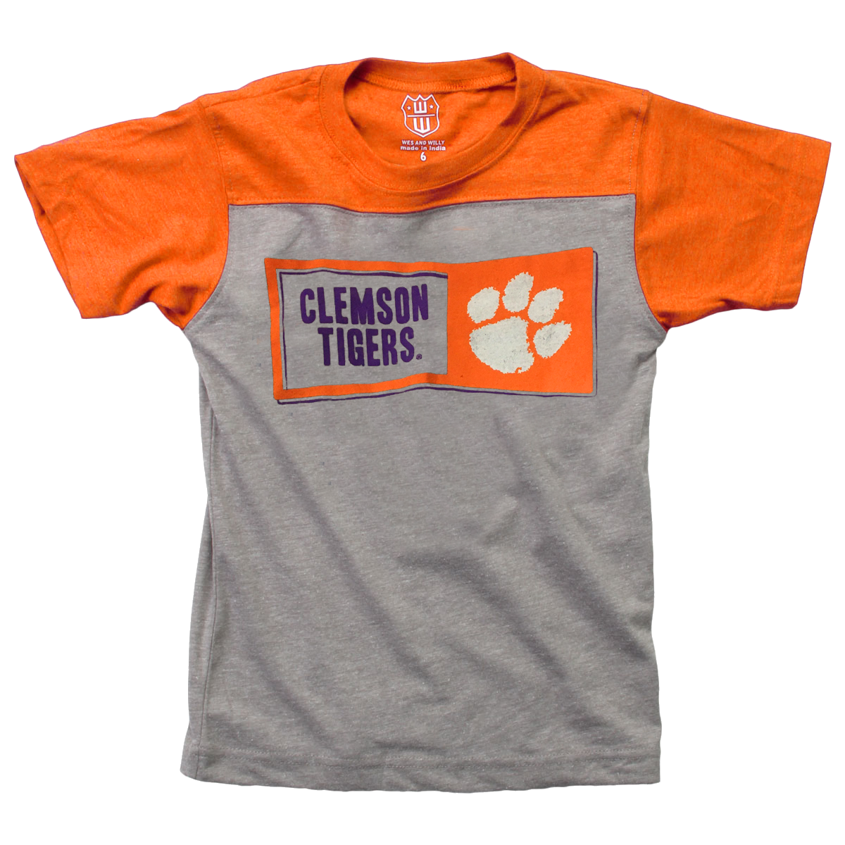 Clemson Tigers Novak Ringer T-Shirt - Mr. Knickerbocker