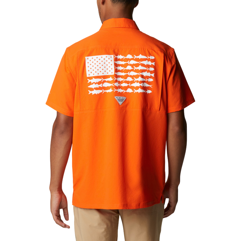 Columbia Terminal Tackle Orange Short Sleeve Shirt - Mr. Knickerbocker