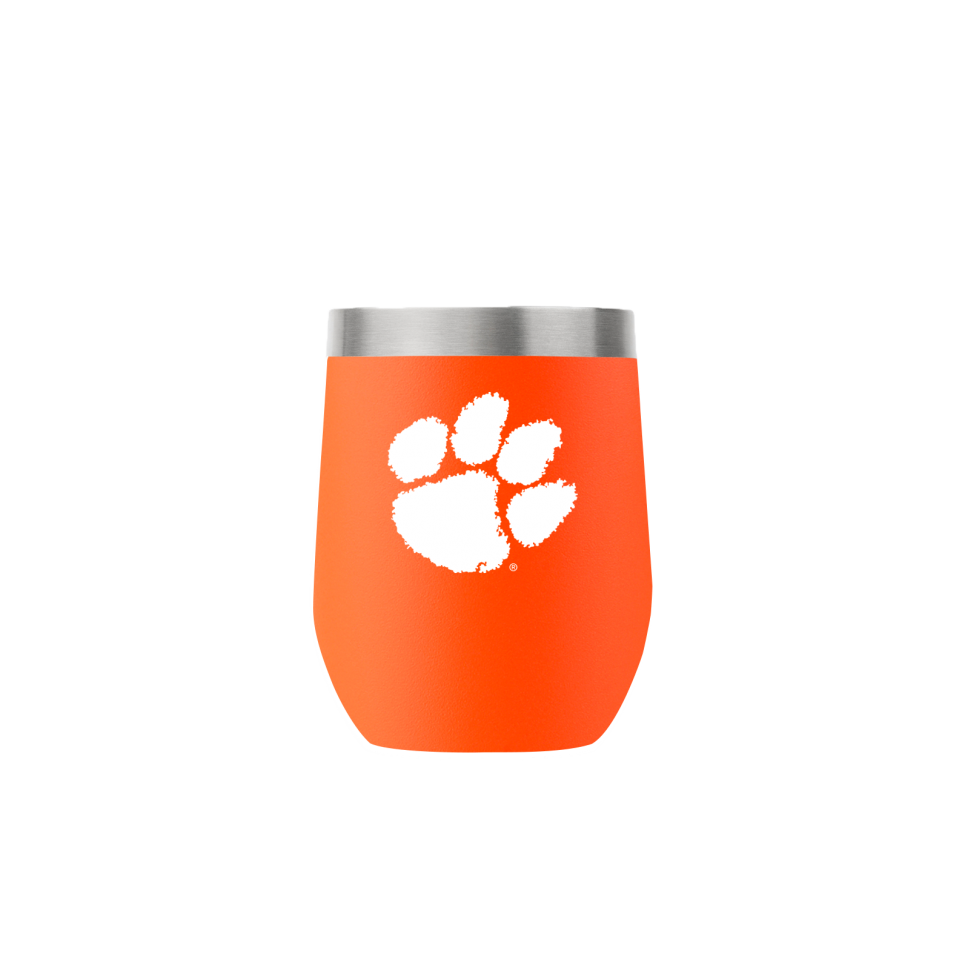 Ice Shaker Tumbler with Clemson Tigers Primary Logo - White - Mr.  Knickerbocker