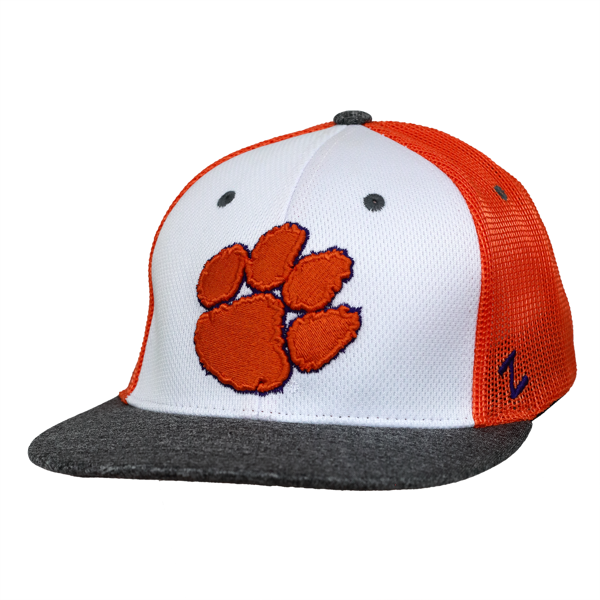 clemson flat bill hat