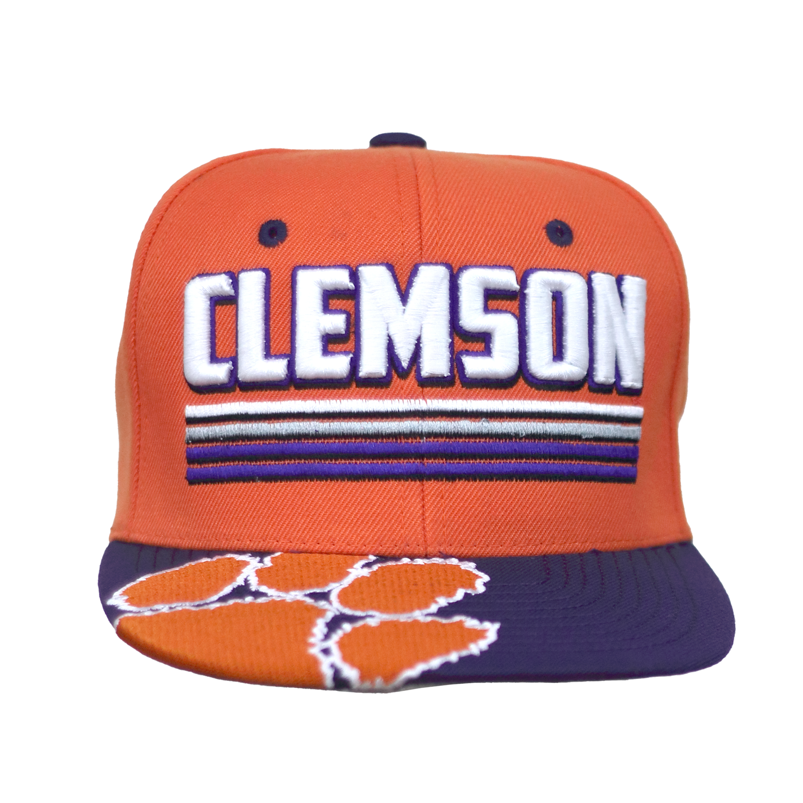 Clemson Hyper-Cool Orange Flex Stretch Fitted Hat with Baseball C in P -  Mr. Knickerbocker