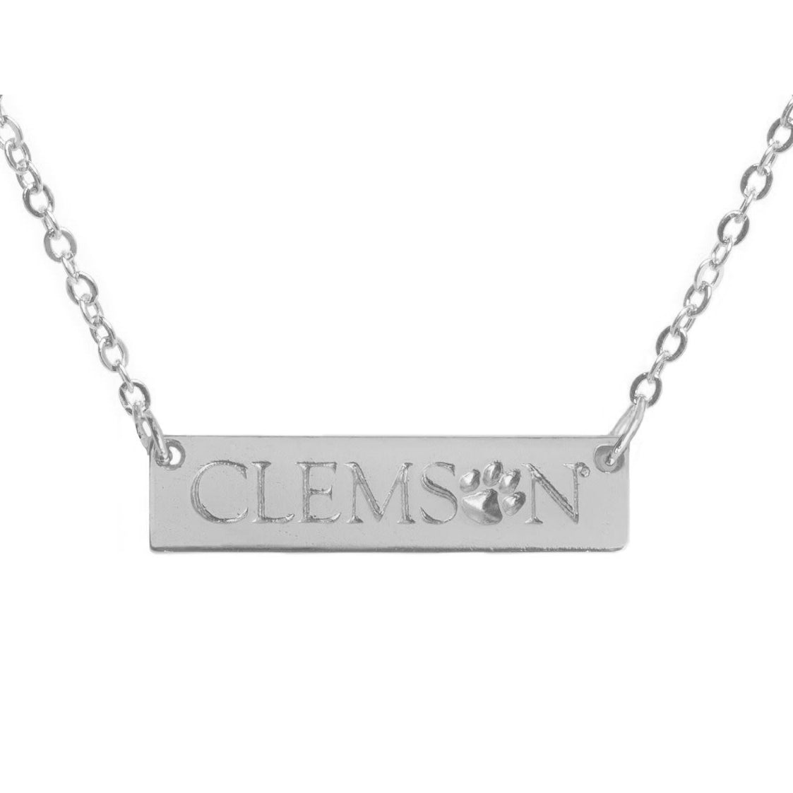 Clemson Tigers 14K Gold Script Necklace