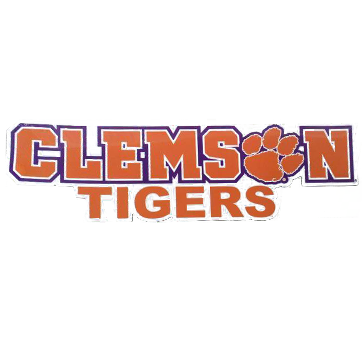 Clemson Tigers Paw Print Decal - Mr. Knickerbocker