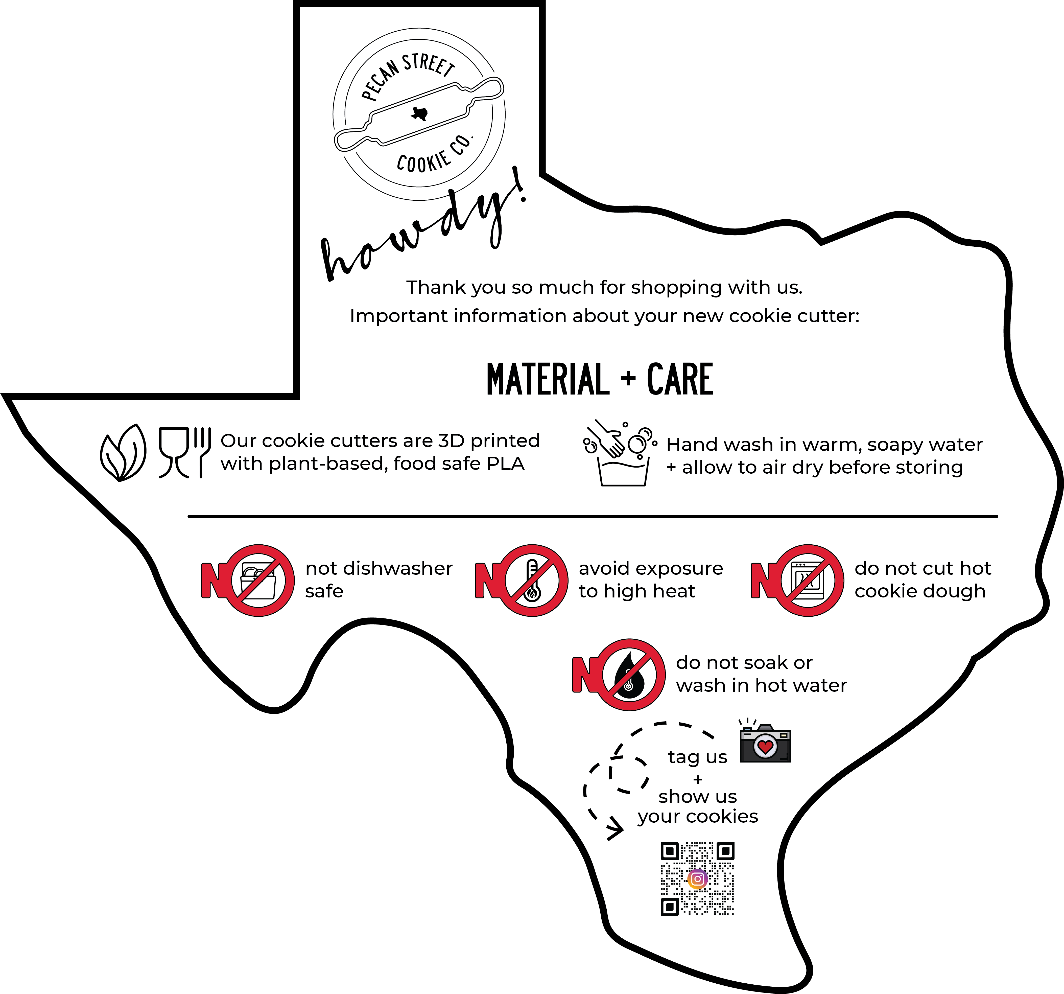 Pecan Street Cookie Co. | Cutter Care Infographic