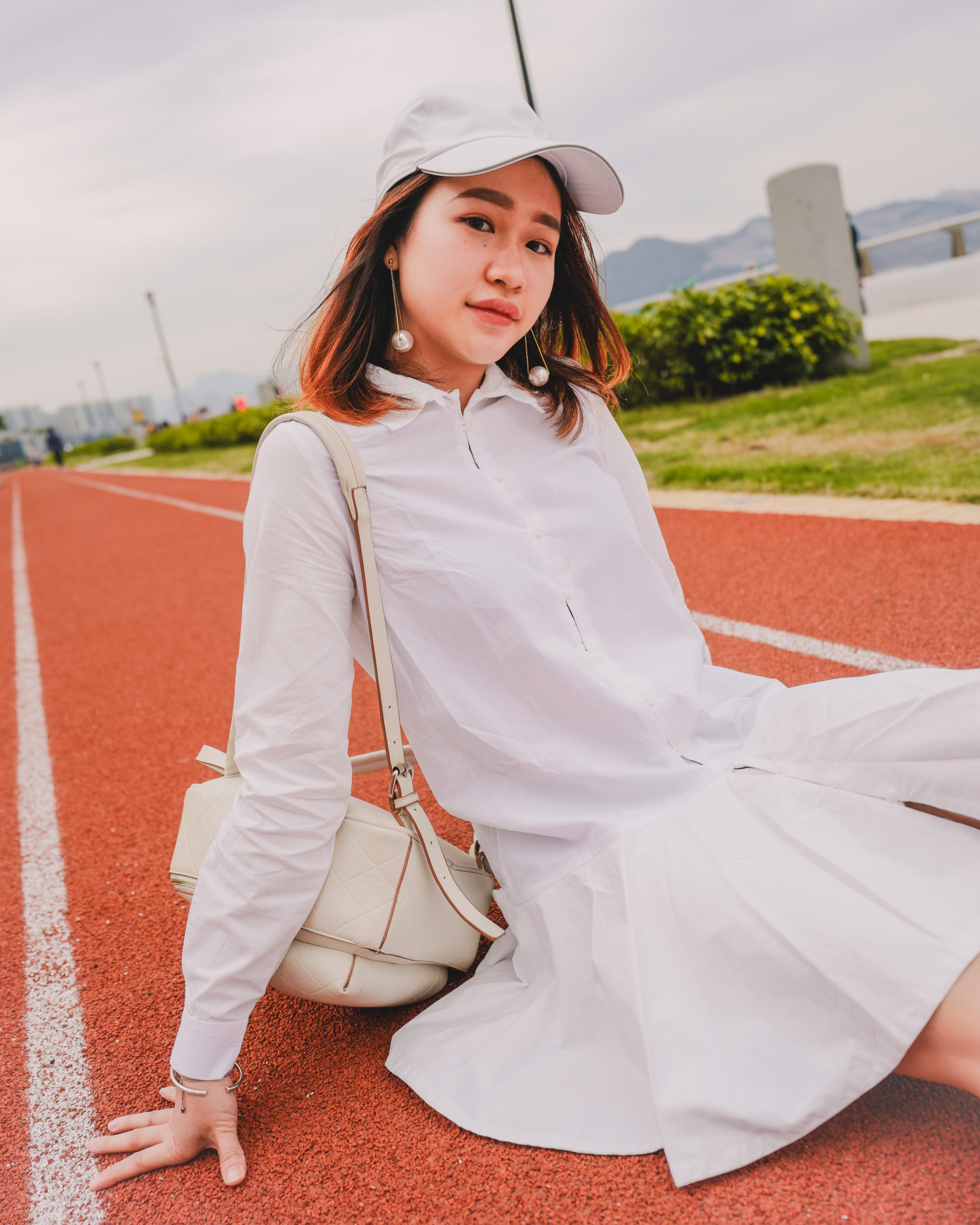 zara white pleated shirt dress