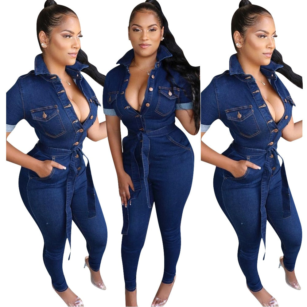 plus size denim jumpsuit uk