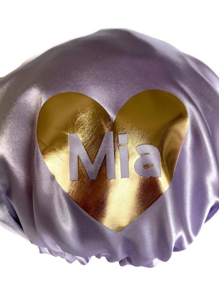 personalized shower cap