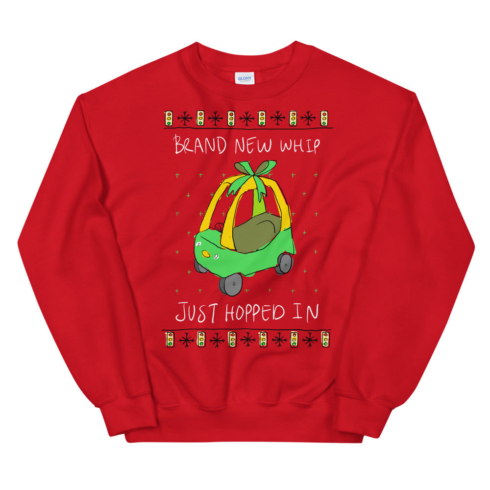 Brand New Whip Holiday Crewneck Sweater